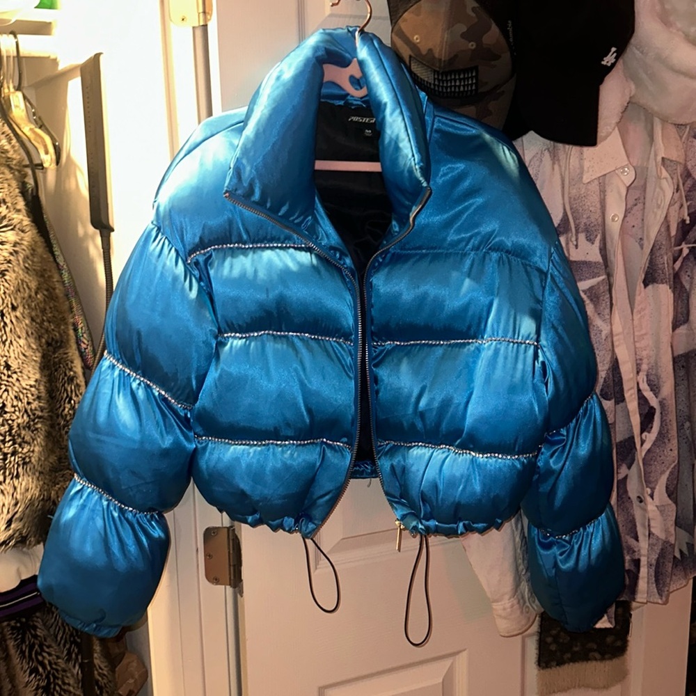 Blue Poster Girl Dollskill Snow Jacket